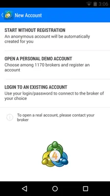 MetaTrader 4 android App screenshot 0